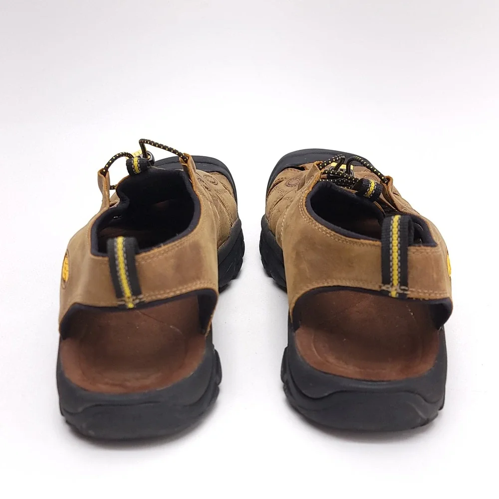 Keen Newport H2 Mens 11.5 Brown Leather Waterproof Hiking Sandals 1001870